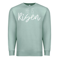 Seafoam easter religious bible verse Premium Sweatshirt - artisFamous