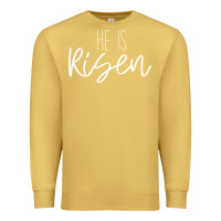Antique Gold easter religious bible verse Premium Sweatshirt - artisFamous