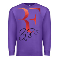 Purple rf federer Premium Sweatshirt - artisFamous