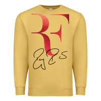 Antique Gold rf federer Premium Sweatshirt - artisFamous