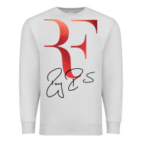 Dove Grey rf federer Premium Sweatshirt - artisFamous