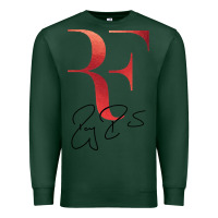 Sports Green rf federer Premium Sweatshirt - artisFamous