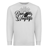 Dove Grey cruise ship bon voyage Premium Sweatshirt - artisFamous