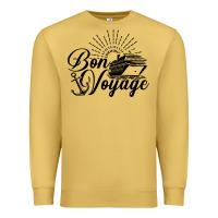 Antique Gold cruise ship bon voyage Premium Sweatshirt - artisFamous