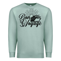 Seafoam cruise ship bon voyage Premium Sweatshirt - artisFamous