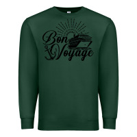 Sports Green cruise ship bon voyage Premium Sweatshirt - artisFamous