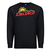 Black del taco Premium Sweatshirt - artisFamous