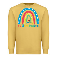 Antique Gold Autism Mama Premium Sweatshirt - artisFamous