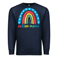 Navy Autism Mama Premium Sweatshirt - artisFamous