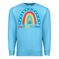 Ocean Blue Autism Mama Premium Sweatshirt - artisFamous
