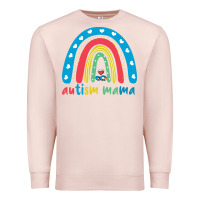 Pale Pink Autism Mama Premium Sweatshirt - artisFamous