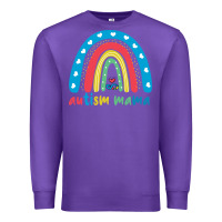 Purple Autism Mama Premium Sweatshirt - artisFamous