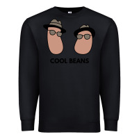Black cool beans Premium Sweatshirt - artisFamous