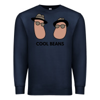 Navy cool beans Premium Sweatshirt - artisFamous
