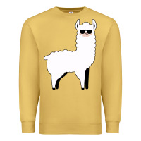 Antique Gold llama Premium Sweatshirt - artisFamous