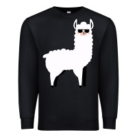 Black llama Premium Sweatshirt - artisFamous
