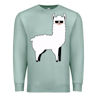 Seafoam llama Premium Sweatshirt - artisFamous