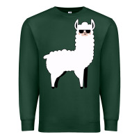 Sports Green llama Premium Sweatshirt - artisFamous