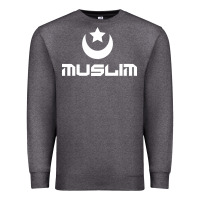 Charcoal Heather muslim Premium Sweatshirt - artisFamous