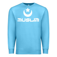 Ocean Blue muslim Premium Sweatshirt - artisFamous