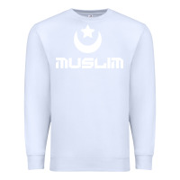 White muslim Premium Sweatshirt - artisFamous