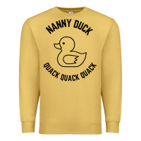 Antique Gold nanny duck quack quack quack Premium Sweatshirt - artisFamous