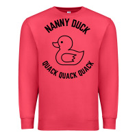 Cardinal nanny duck quack quack quack Premium Sweatshirt - artisFamous