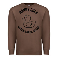 Chestnut nanny duck quack quack quack Premium Sweatshirt - artisFamous