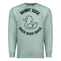 Seafoam nanny duck quack quack quack Premium Sweatshirt - artisFamous