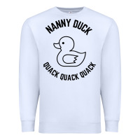 Nanny Duck Quack Quack Quack Premium Sweatshirt | Teevron