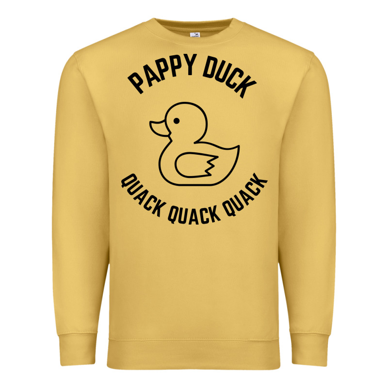 Pappy Duck Quack Quack Quack Premium Sweatshirt by artisFamous | Teevron