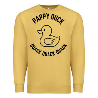 Antique Gold pappy duck quack quack quack Premium Sweatshirt - artisFamous