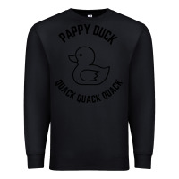 Black pappy duck quack quack quack Premium Sweatshirt - artisFamous