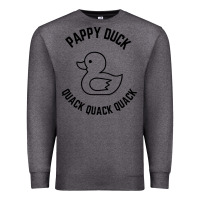 Charcoal Heather pappy duck quack quack quack Premium Sweatshirt - artisFamous