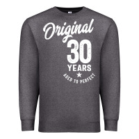 Charcoal Heather 30 Year Old Gift | 30th Birthday Gift Ideas - Mens and Womens Premium Sweatshirt - artisFamous