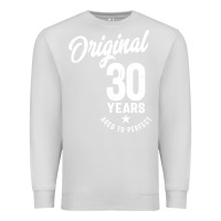 Dove Grey 30 Year Old Gift | 30th Birthday Gift Ideas - Mens and Womens Premium Sweatshirt - artisFamous