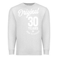 Oatmeal Heather 30 Year Old Gift | 30th Birthday Gift Ideas - Mens and Womens Premium Sweatshirt - artisFamous