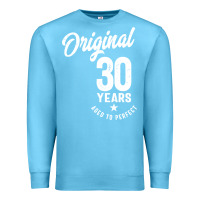 Ocean Blue 30 Year Old Gift | 30th Birthday Gift Ideas - Mens and Womens Premium Sweatshirt - artisFamous