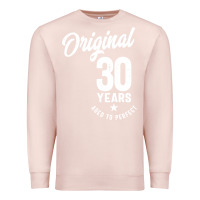 Pale Pink 30 Year Old Gift | 30th Birthday Gift Ideas - Mens and Womens Premium Sweatshirt - artisFamous