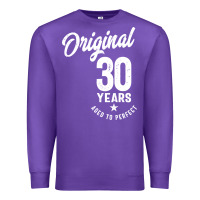 Purple 30 Year Old Gift | 30th Birthday Gift Ideas - Mens and Womens Premium Sweatshirt - artisFamous