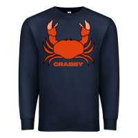 Navy crabby Premium Sweatshirt - artisFamous