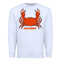 White crabby Premium Sweatshirt - artisFamous