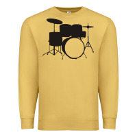 Antique Gold drums drummer Premium Sweatshirt - artisFamous