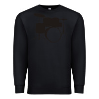 Black drums drummer Premium Sweatshirt - artisFamous