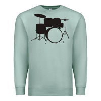 Seafoam drums drummer Premium Sweatshirt - artisFamous