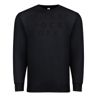 Black e iigk pocr off Premium Sweatshirt - artisFamous