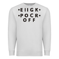 Dove Grey e iigk pocr off Premium Sweatshirt - artisFamous
