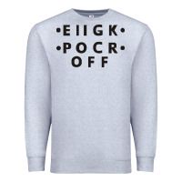 Heather Grey e iigk pocr off Premium Sweatshirt - artisFamous