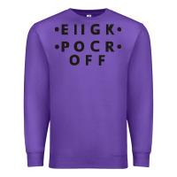 Purple e iigk pocr off Premium Sweatshirt - artisFamous