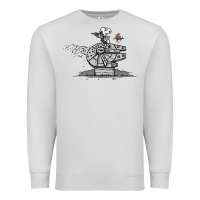 Dove Grey scruffy smugglers and pirates Premium Sweatshirt - artisFamous